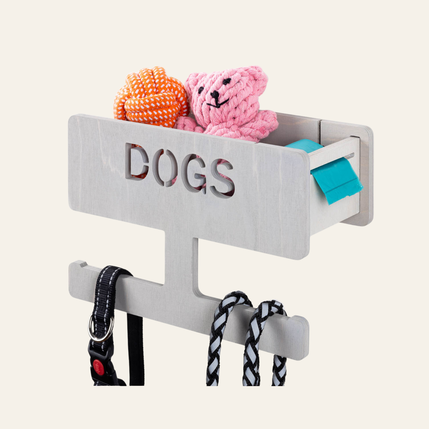 PERSONALISERING: Hundetøjstativ L
