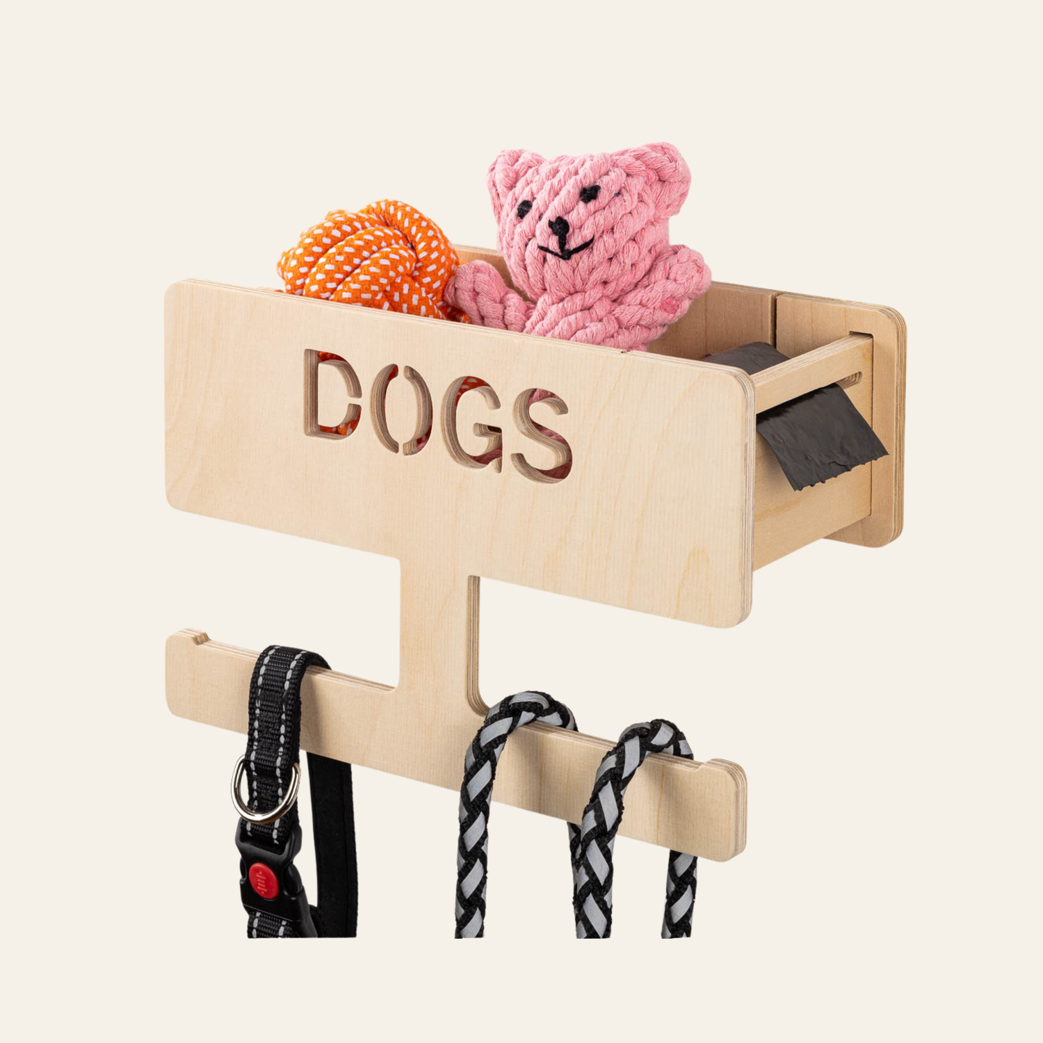 PERSONALISERING: Hundetøjstativ L